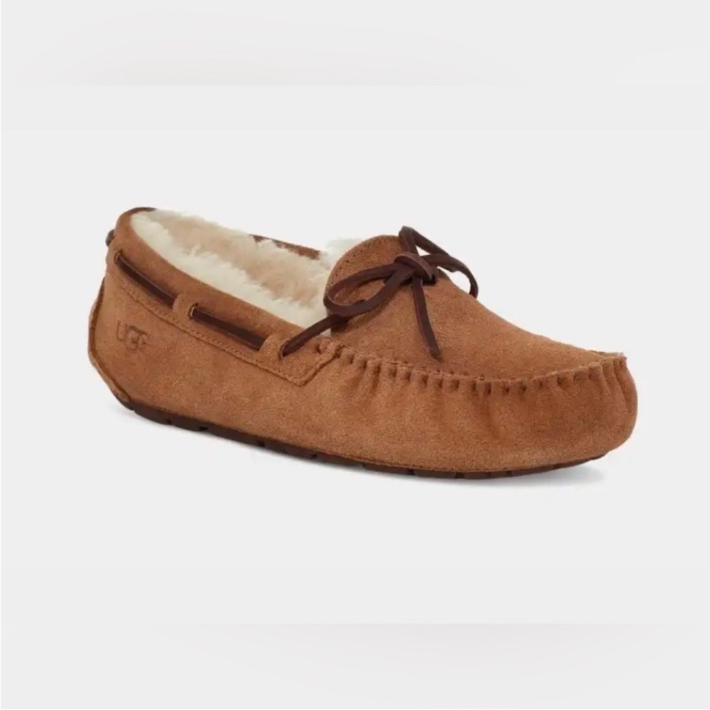 Women‎ UGG Dakota Slipper 1107949 Chestnut Suede Size 6 Brand New